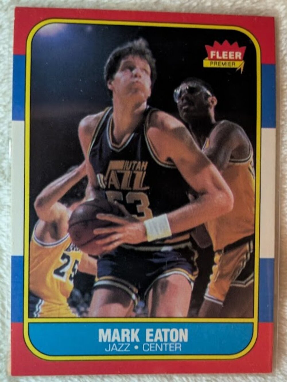 1986 Fleer MARK EATON #28
